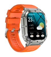 K57 PRO Deportes al aire libre Smartwatch para Bluetooth Fitness Tracker Amoled Pantalla Impermeable Monitor de ritmo cardíaco IP67 Cuadrado estándar