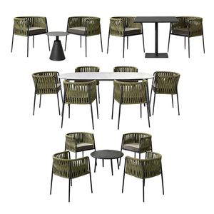 Outdoor Rattan <strong>Chair</strong> <strong>Table</strong> <strong>and</strong> <strong>Chair</strong> Combination Courtyard Restaurant Terrace <strong>Garden</strong> Office Building Cafe Balcony Dining Set - Product Image 1