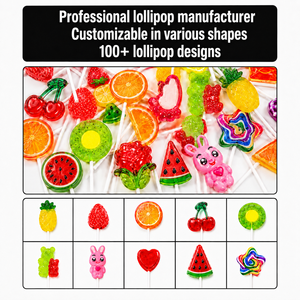 Approvisionnement en gros pour les fabricants de bonbons : Sucettes aux fruits <span class=keywords><strong>kiwi</strong></span> en boîte, quantité en vrac, Halal, BRC, personnalisation de marque propre, OEM - Product Image 5