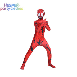 HESPER Disfraz de Spider-Man de una pieza rojo Venom Miles Gwen para Halloween - Product Image 1