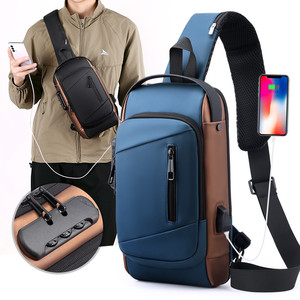 Nuovo da <span class=keywords><strong>uomo</strong></span> Multi-funzionale Casual antifurto borsa da moto sport in vita borsa con chiusura a cerniera <span class=keywords><strong>tracolla</strong></span> a <span class=keywords><strong>tracolla</strong></span> - Product Image 4
