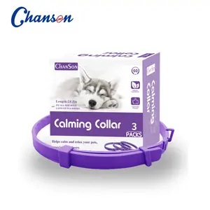 ขายร้อน 3pack ฟีโรโมน Calming Collar สําหรับสุนัขและแมว