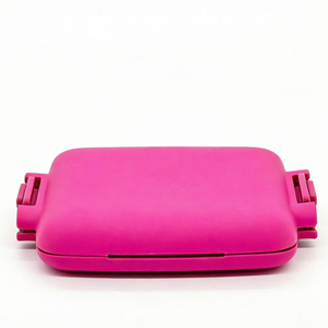 เครื่องทำแซนวิชแบบเร็ว <span class=keywords><strong>อบ</strong></span>ร้อนเร็ว ถาดซิลิโคนสี่เหลี่ยมสำหรับทำพายขนาดเล็ก เคลื<span class=keywords><strong>อบ</strong></span> PTFE ใช้กับ<span class=keywords><strong>ไมโครเวฟ</strong></span> สีฟ้า สีแดง พกพาสะดวก - Product Image 4