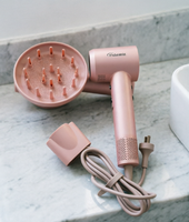Sèche-cheveux ionique électrique personnalisable avec diffuseur, haute puissance, pour salon et hôtel, air chaud et froid
