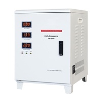 Stabilisateur de tension monophasé 15KVA 20KVA Régulateur de tension automatique 220V pour équipement de bureau