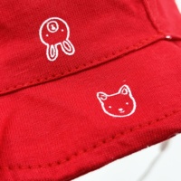 Venta al por mayor de alta calidad niños sombrero de cubo bebé algodón sombreros de cubo con estampado