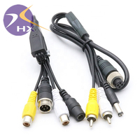 Kunden spezifisches Mini-Din-Kabel für Audio-VR-Spiele 3-10 13-polige PVC-Buchse 24-28 AWG Mini-Din-Kabel für DVD-Player