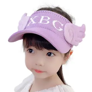 Little Angel Children's Sun Hat for Boys and Girls Spring and Summer Sun Protection Hat with Empty Top for Sports Fishing Ski