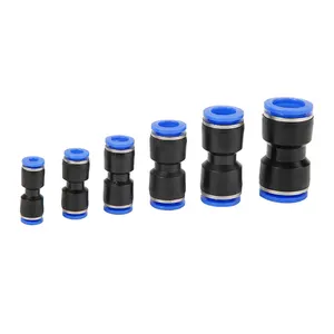 wholesale pneumatic parts PEG pneumatic fittings connector blue Straight Quick Connector Air Pneumatic Fittings