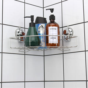 Accesorios de ducha <span class=keywords><strong>DOGO</strong></span> Caddy de ducha con ventosa Cesta de ducha de esquina de inodoro colgada en la pared - Product Image 3