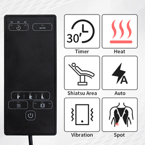 Shiatsu elétrico Aquecido Costas e Pescoço Shiatsu <span class=keywords><strong>Massager</strong></span> Almofada Vibratório <span class=keywords><strong>Butt</strong></span> Spine Amassar Full Body Car Seat Massage Mat - Product Image 5