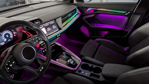 Luz Ambiental Cardoo para Audi A3 S3 8Y <span class=keywords><strong>2021</strong></span>-2025, Kit de Accesorios de Actualización de Iluminación LED Sinfónica Interior de 64 Colores - Product Image 3