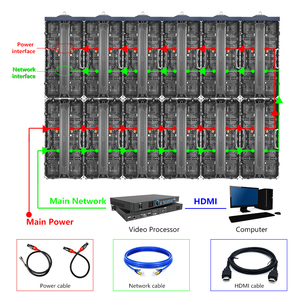 เช่าโรงงานจอแสดงผล LED กลางแจ้งสีเต็มจอ P4.81วิดีโอผนัง500x1000มม. จออลูมิเนียมหล่อตายในร่ม HH fto P4.81 - Product Image 6