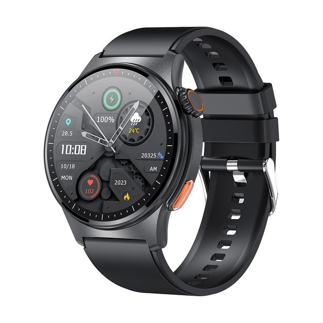 QW49 Smartwatch New Model 1.39 Inch Round Screen NFC GPS Support Multiple Sports Modes Heart Rate Blood Oxygen Monitoring Watch