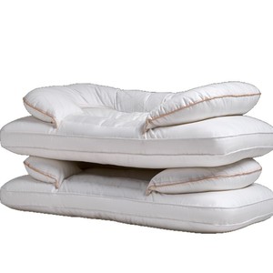 Oreiller en forme de U en graines de Cassia, fermeté moyenne, pour les dormeurs latéraux, soutien thérapeutique, double couche, garnissage en pur coton - Product Image 5