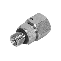 Adaptateur hydraulique 2BC-WD, filetage BSP, joint captif vers filetage métrique femelle 24 °   Raccord haute pression à joint torique conique