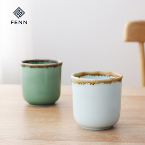 FENN Tazza da Tè in Ceramica e <span class=keywords><strong>Porcellana</strong></span> Dipinta <span class=keywords><strong>a</strong></span> <span class=keywords><strong>Mano</strong></span>, Design Nordico Personalizzato per Casa - Product Image 1