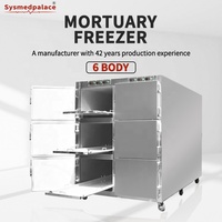 Serrure de sécurité pour réfrigérateur de morgue en acier inoxydable pour chambre froide de stockage de cadavres pour appel d'offres publique