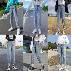 กางเกงลำลอง กางเกงยีนส์สต็อก กางเกงยีนส์เดนิมแบบทำลายพิเศษ กางเกงยีนส์ขาดทรงสกินนี่สำหรับผู้ชาย สินค้าสต็อกส่วนเกิน ลดล้างสต็อก เสื้อผ้ามือสอง - Product Image 5