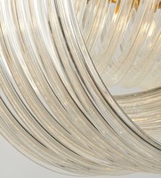 Lustre en verre cristal I-vogue Post Modern Art, LED à angle de faisceau réglable à 360°, garantie de 2 ans pour la maison, le bureau et le salon