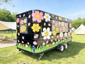 Camión de Comida Móvil ACB Nuevo, Totalmente Equipado, de Fibra de Vidrio y Aluminio, Estilo Café y BBQ, con Cocina y Baño Integrados - Product Image 2