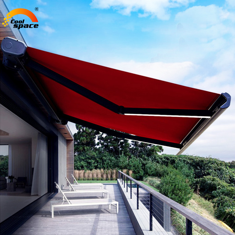 Tenda da sole 4x2m 4x3m 5x3m 6x3m tende da sole motorizzate a grandezza naturale retrattile