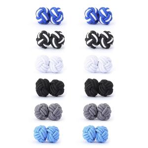 <span class=keywords><strong>Gemelos</strong></span> de tela con <span class=keywords><strong>nudo</strong></span> de seda 2 uds. Mejoran las camisas para hombre/mujer. Nudos artísticos, gran regalo para los amantes de la moda - Product Image 2