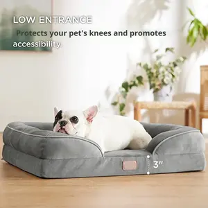 ที่นอนสุนัขเป็นมิตรต่อสิ่งแวดล้อมสำหรับสัตว์เลี้ยงในฤดูใบไม้ร่วงฤดูหนาวที่นอนสำหรับลูกสุนัขขนาดเล็กขนาดกลางโซฟาแบบหนาทึบ - Product Image 6