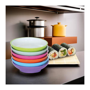 Ensemble de sushis en mélamine écologique Bol et tasse de 5 pouces Durable et sûr pour une utilisation quotidienne dans les restaurants et les maisons - Product Image 1