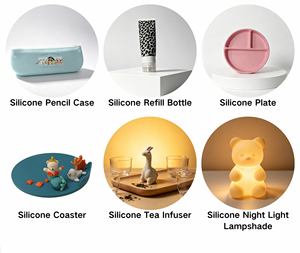 <span class=keywords><strong>Portamonete</strong></span> in Silicone Alimentare Stampato a Iniezione Resistente alle Cadute, Custodia Portatile per Auricolari con Logo e Stampo Personalizzati - Product Image 6