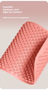 Herramientas de reflexología podal punto de presión almohadilla de masaje de acupresión estera de masaje de pies de doble cara de silicona ovalada - Product Image 6