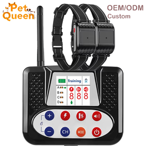 Sistema inalámbrico de valla para perros, valla eléctrica con pantalla LCD GRANDE, <span class=keywords><strong>Collar</strong></span> de entrenamiento portátil para valla para perros, señal de 2,4G, paredes penetrantes - Product Image 3