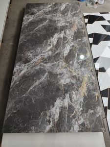 Không thấm nước PVC Panel tường cho TV nền trang trí nội thất <span class=keywords><strong>3D</strong></span> in cứng UV tấm đá cẩm thạch cứng nhắc tấm Tường Ốp cho phòng khách cho - Product Image 2