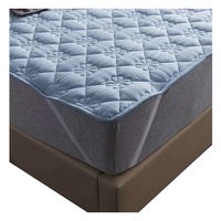 Surmatelas Queen Size en Bambou Rembourré Haut de Gamme avec Coussins Protecteur