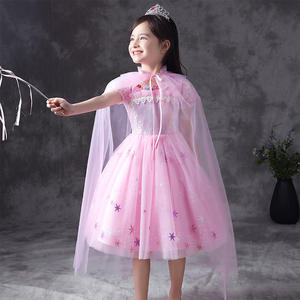 2022 primavera otoño decoración vestido <span class=keywords><strong>Elsa</strong></span> disfraz tutú niños fiesta faldas niñas vestidos - Product Image 5