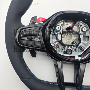 Volante de cuero liso de calidad de Venta caliente M Performance para BMW G Series M3 G80 M4 G82 M5 CS Volante de coche - Product Image 3