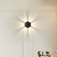 Applique Murale Florale Minimaliste Moderne 12CM pour Ambiance Couloir et Hall Dropshipping DDP