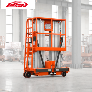 CE ISO Mobiler Personenlift Arbeitsbühne Skylift Doppelmast Aluminiumlegierung Stabile Erhöhte Arbeitsplattform - Product Image 4