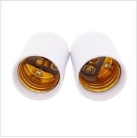 Adaptateur de douille de lampe GU24 mâle vers E27 femelle, convertisseur de lampe GU24