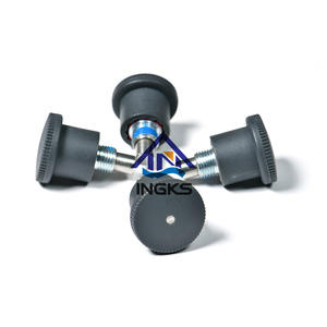 Kenop tarik Mini yang dapat disesuaikan dengan Plunger indeksasi kepala plastik dan bahan seng bodi baja karbon - Product Image 6