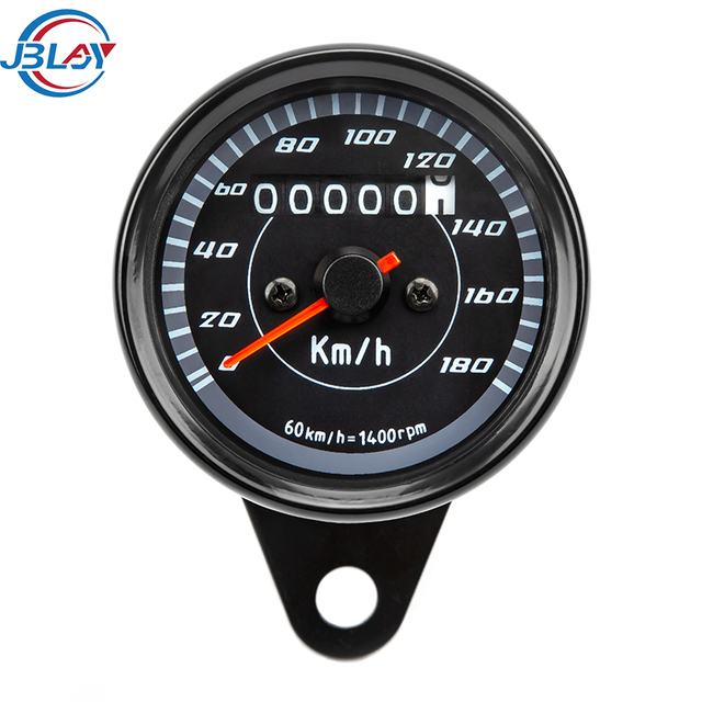 Wholesale Price Odometer LED Backlight 180 KM/H Modified Retro Parts Universal 12V Motorcycles Speed Meter