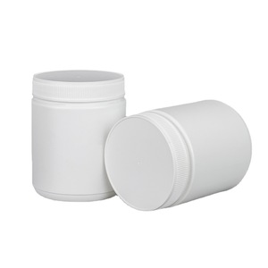 250ml 500ml 700ml 800ml 850ml 1000ml HDPE Trắng nhựa Jar khối lượng lớn container dinh dưỡng protein Bột bổ sung vitamin - Product Image 1