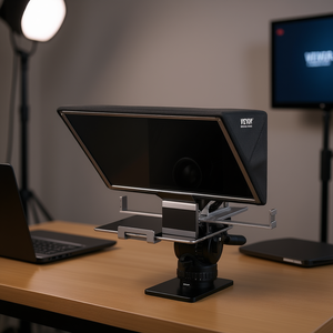 Teleprompter Vevor de 16 Pulgadas Tipo Piso con Control Remoto, Equipo para Transmisión en Vivo - Product Image 2