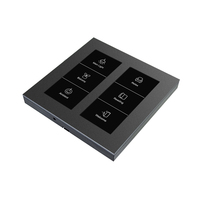 Interrupteur mural intelligent à bouton-poussoir GTD 22MBS KNX 20-30V, norme britannique, 6 boutons, pour hôtel/maison/bureau