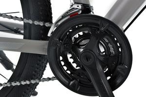 Bicicleta de Montaña Tradicional de 27.5 Pulgadas - Cuadro de Aleación de Aluminio Resistente, Freno de Disco, 21 Velocidades, Pedales Ordinarios, Portaequipajes Trasero, <span class=keywords><strong>Guardabarros</strong></span> - Product Image 4