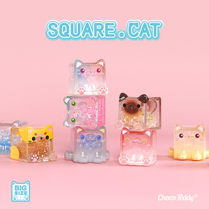 Figurine de collection Cat Great Ice Series, mignonne, style <span class=keywords><strong>dessin</strong></span> animé, ornement de bureau, petit cadeau - Product Image 4