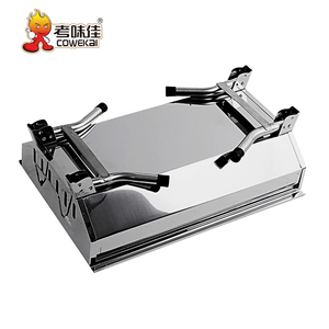 Vente chaude Mini Taille Camping Portable Pliant barbecue grils extérieur 410 En Acier Inoxydable charbon de bois barbecue camping grill - Product Image 3