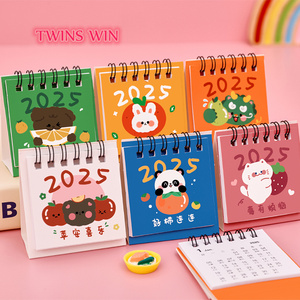 2025 Kawaii Mini Calendar Cartoon Fruit Stationery Calendar 6 Styles for Promotion Calendar494