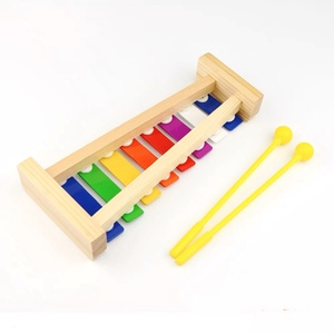 Wholesale Orff Percussion <b>Instrument</b> 8 Notes Portable Rainbow Glockenspiel Xylophone <b>Musical</b> Percussion <b>Instrument</b> for Kids - Product Image 2