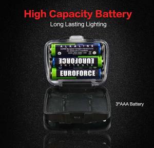 חירום נייד חיצוני נייד חיצוני 3 aaaa אלקליין יבש סוללות כוח גבוה קמפינג xpg + הוביל אור חזק ואדום אור אדום - Product Image 4